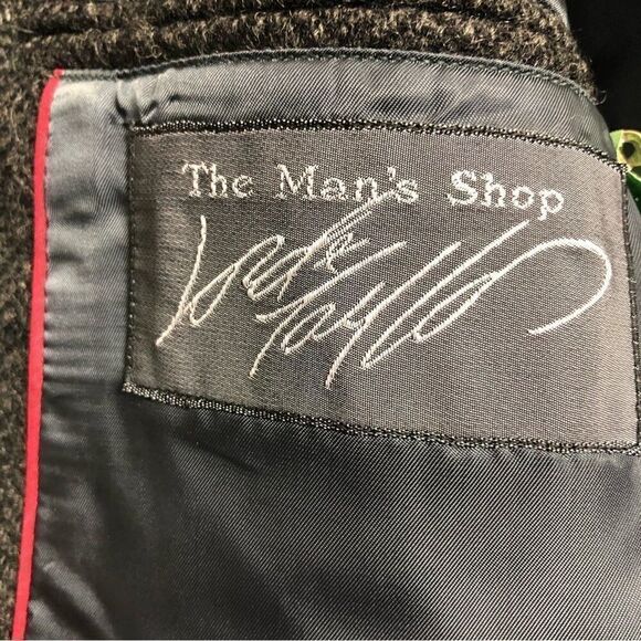 Vintage Lord & Taylor Gray Black All Pure Wool Jacket - Picture 4 of 12